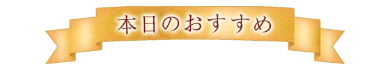 本日のおすすめ